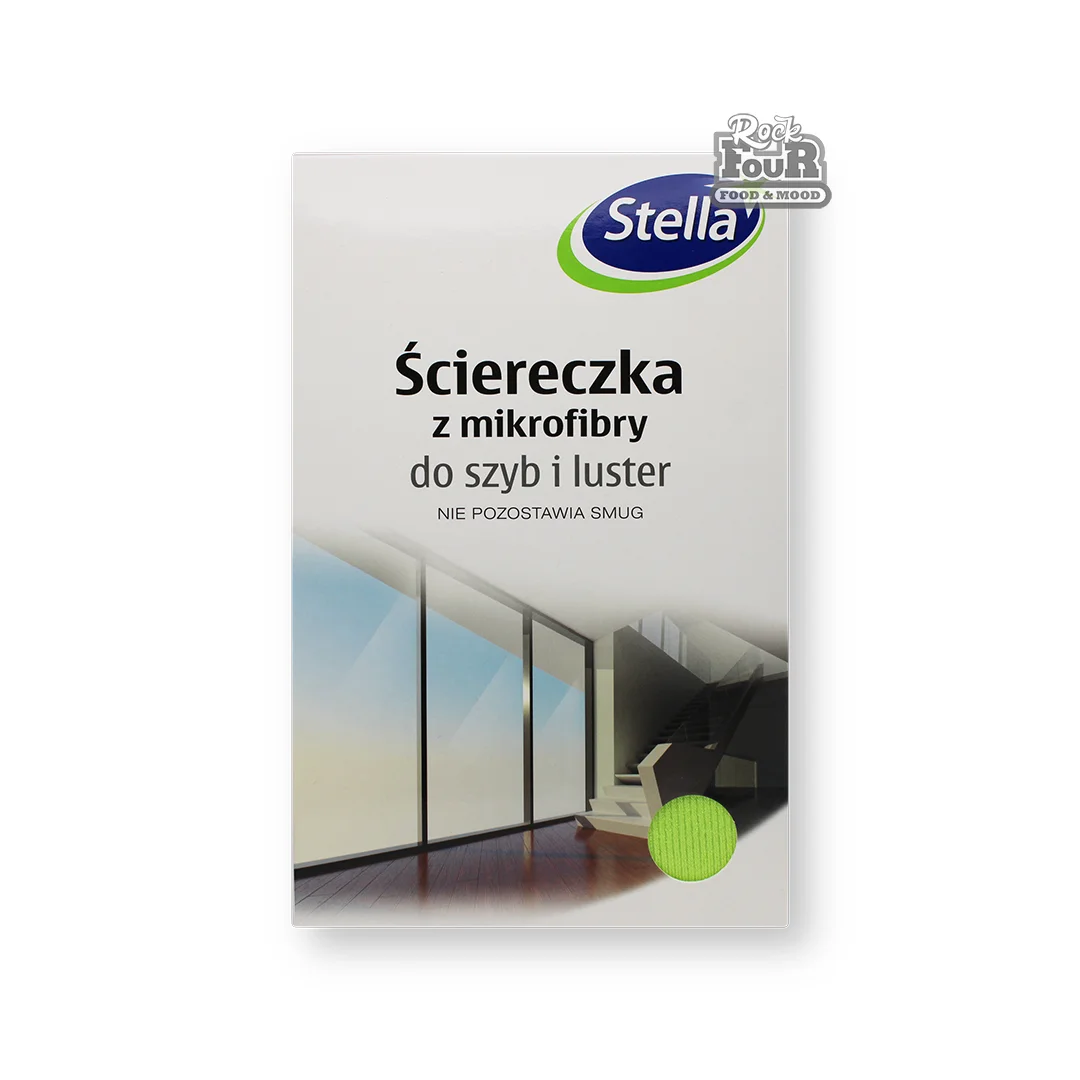 Microfiber cloth for windows and mirrors "Stella" 1pc.